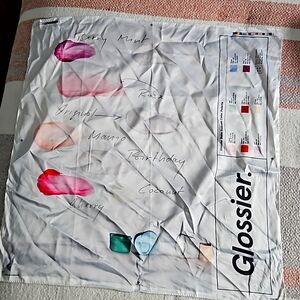 Glossier limited edition scarf